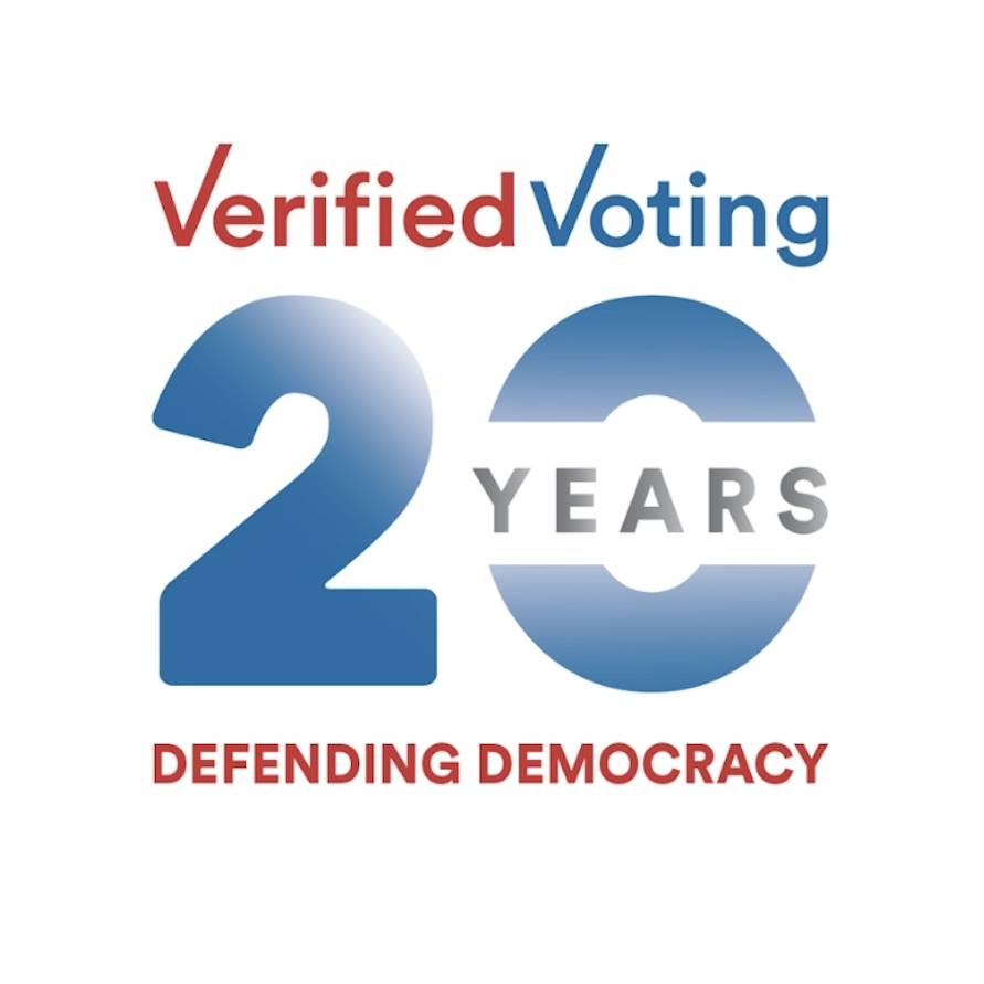 Verified Voting's 20th Anniversary Celebration - logo